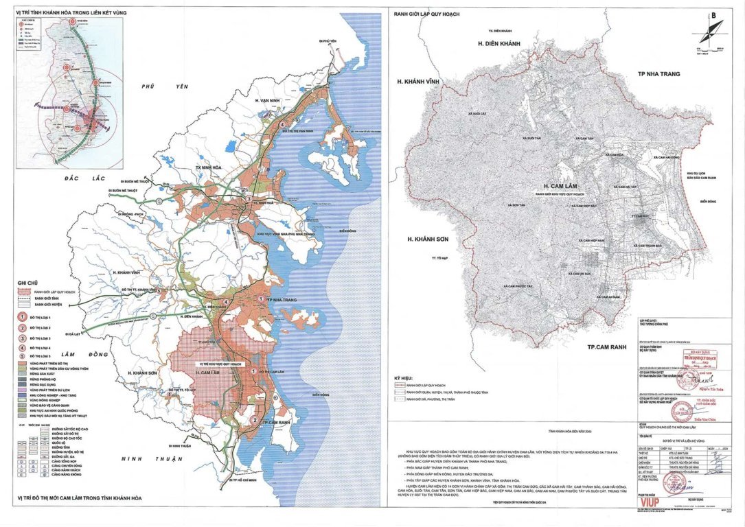 Bản đồ quy hoạch dự án Vinhomes Cam Ranh
