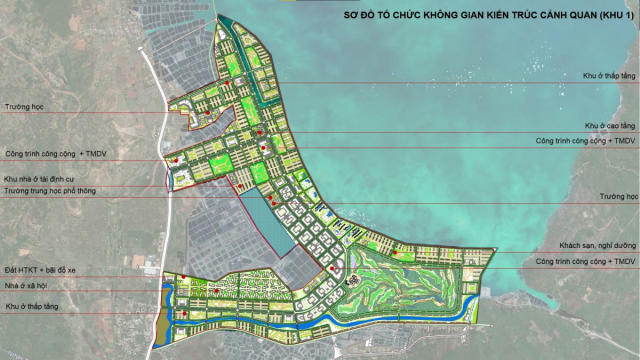 Mặt bằng khu 1 Vinhomes Cam Ranh